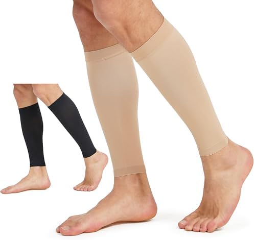 MGANG 20-30mmHg Compression Calf Sleeves Reduces Leg Swelling & Fatigue by MGANG