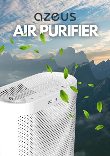 AZEUS Air Purifier for Large Rooms, H13 True HEPA, Auto Sensor - Image 2