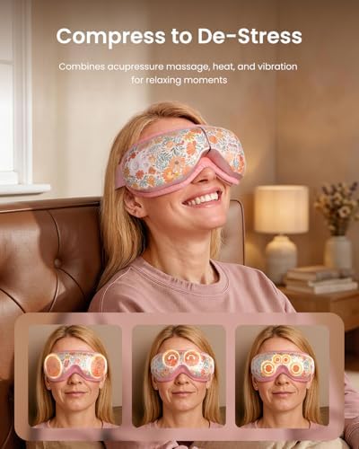 RENPHO Eyeris 1 Eye Massager with Heat, Heated Massage Eye Mask - Image 4