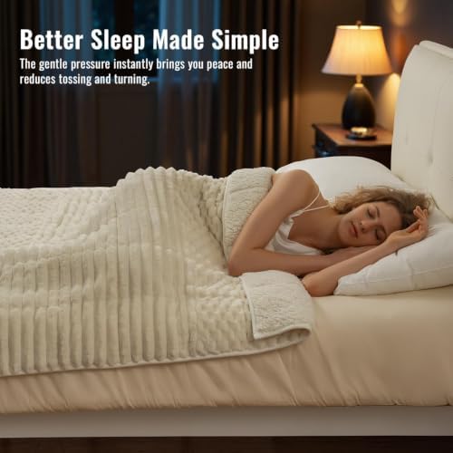 Uttermara Weighted Blankets for Adults, Queen Size 25lbs 60x80 Inches - Image 3