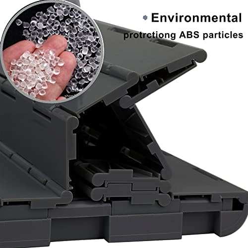 KINSPORY Camping Toilet, Portable Toilet for Adults & Kids, Foldable Potty & Outdoor Emergency Sanitation Products, Trash Can, Stool for Car Truck Camping Travel Hiking Fishing Long Trips (Deep Black) - Image 3
