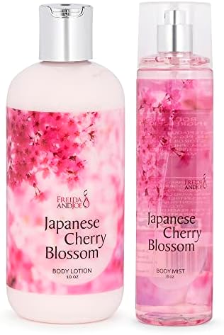 Home Spa Gift 10oz Deep Moisturizing Fragrance Body Lotion & 8 oz by FreidaandJoe