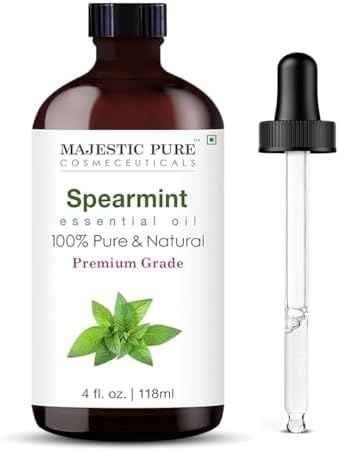 Majestic Pure Spearmint Essential Oil for Diffuser - 4 Fl Oz by BeautyandPersonalCare