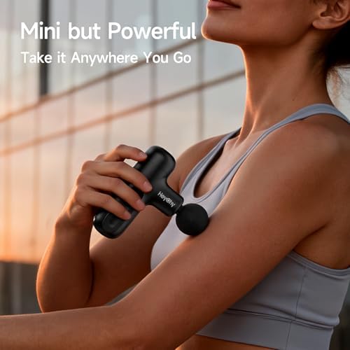 HEYCHY Super Mini Massage Gun Deep Tissue Portable Muscle Massager, 3000RPM - Image 2