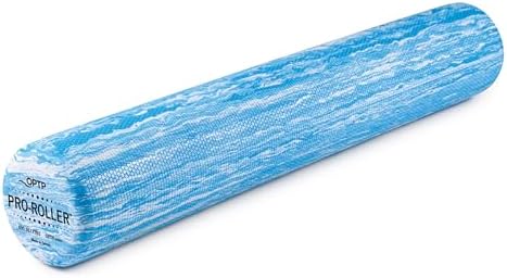 OPTP PRO-ROLLER Standard Density Foam Roller – Round, Blue, 36" x 6" by OPTP