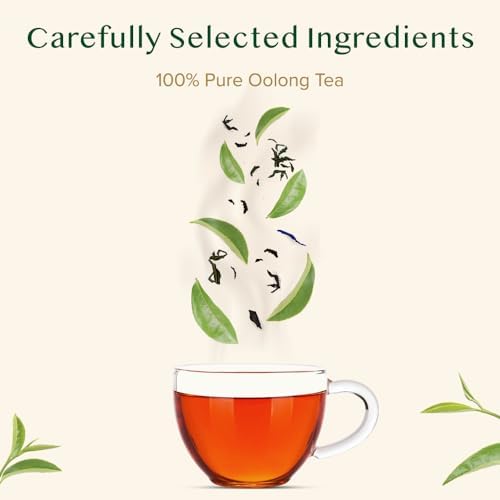 VAHDAM, High Mountain Oolong Tea Bags (15 Count) Non GMO | High Grown Oolong Tea Leaves - Light & Floral | Resealable Ziplock Pouch - Image 2