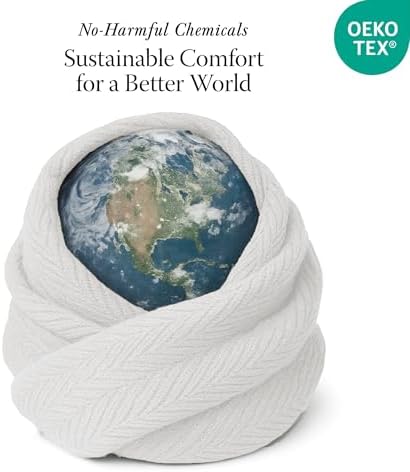 Threadmill Luxury 100% Cotton King Herringbone Blanket, Tusk White - Image 6