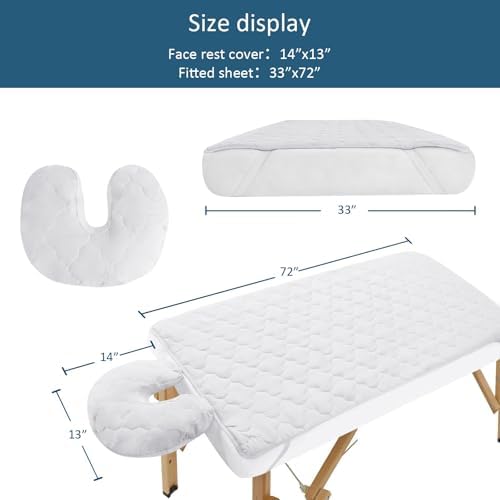 2-Piece Waterproof Massage Table Sheet Set - Image 6