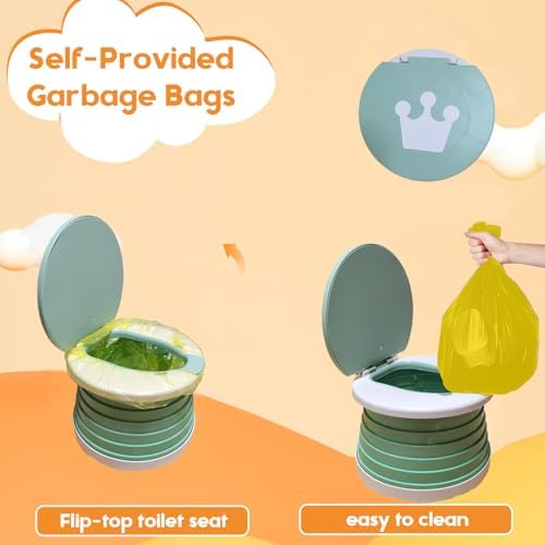 SunnySmile,Travel Potty,Car Potty for Toddler,Portable Toilet for Kids - Image 4