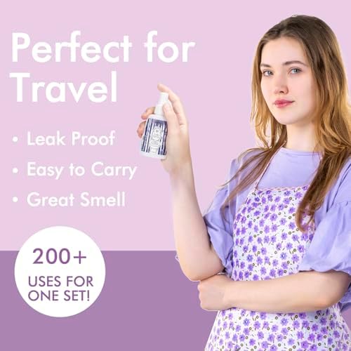 THE GOOD SOUL PROJECT Toilet Spray 2Oz, Lavender Scent, Bathroom Deodorizer, Travel Size Air Fresheners, 2 Pack - Image 4