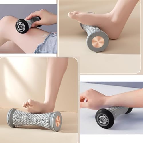 Portable Foot Massager Roller - Deep Tissue Muscle Massage for Plantar Fasciitis Relief, Heel & Arch Pain - Reflexology Therapy Tool for Men & Women - Image 2
