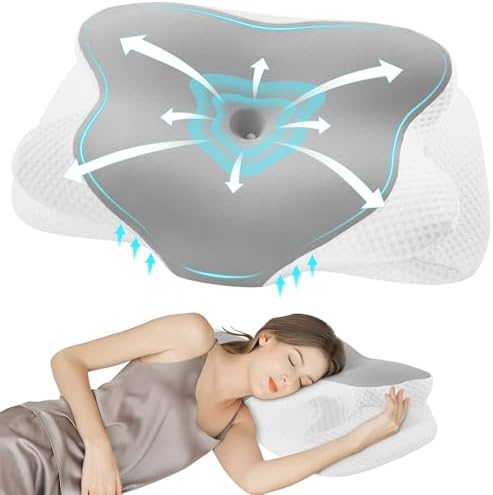DONAMA Cervical Pillow Ergonomic Memory Foam Pillow for Neck Support by DONAMA