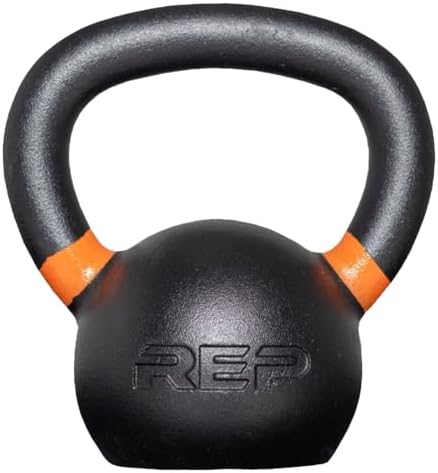 REP Fitness Kettlebell Set and Singles, 4kg to 24kg, 9lb to 53lb Weight Range, Cast Iron, Strength Exercise Training, Home Gym, Power Workout Equipment, Free Weights, Dumbbell Alternative by RepFitness