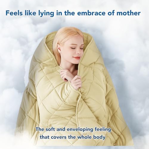 Topcee Weighted Blanket for Adults (20 lbs, 60" x 80") Queen Size Soft Cooling Heavy Blanket Sleeping, Apply to 190-210 lbs Body, Thick Breathable Blanket with Glass Bead, Easy Care - Image 4