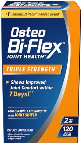 Osteo Bi-Flex Triple Strength Glucosamine Chondroitin Supplement, 120 Count by OsteoBi-Flex