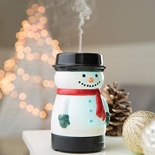 Airome Snowman Medium Essential Oil Diffuser|100 mL Humidifying Ultrasonic Aromatherapy Diffuser 8 Colorful LED Lights, Intermittent & Continual Mist, Auto Shut-Off - Image 2