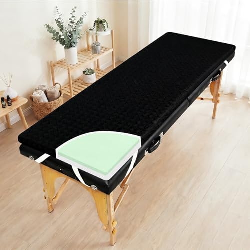 Memory Foam Lash Bed Topper for Massage Table, Esthetician Mattress Toppers by LukyHonieLife