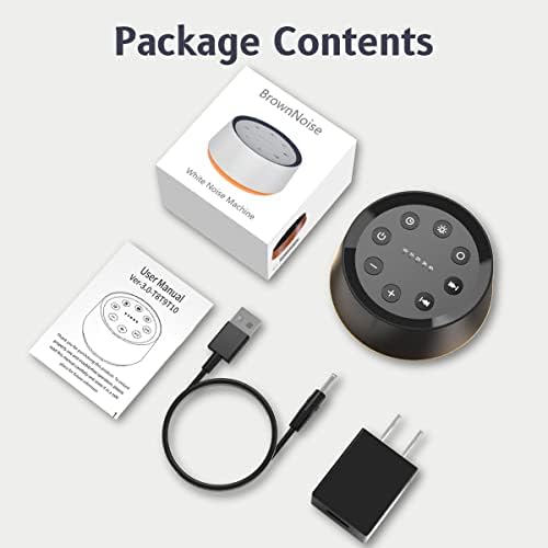 Brown Noise Sound Machine with 30 Soothing Sounds 12 Colors Night Light White Noise Machine for Adults Baby Kids Sleep Machines Memory Function 36 Volume Levels 5 Timers for Home Office Travel - Image 7
