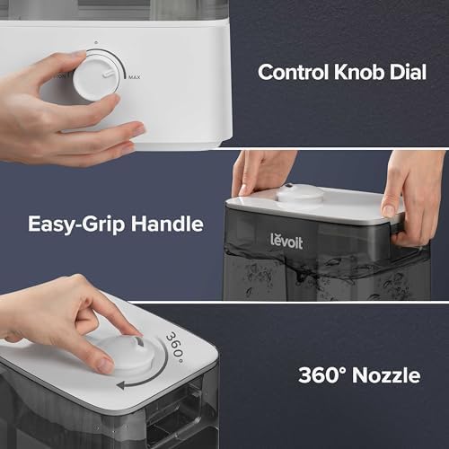Levoit Classic300 Ultrasonic Top Fill Humidifier, Extra Large 6L Tank, 60H - Image 4