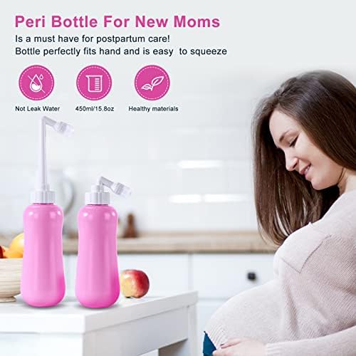 Portable Bidet Travel Large Capacity 15.8oz Personal Toilet Handheld Pink - Image 5