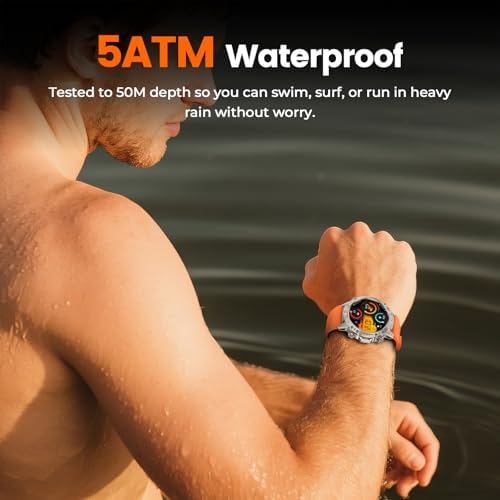 Running Smart Watch for Men, 1.43" AMOLED,5ATM Waterproof,170+ Sport Modes - Image 5