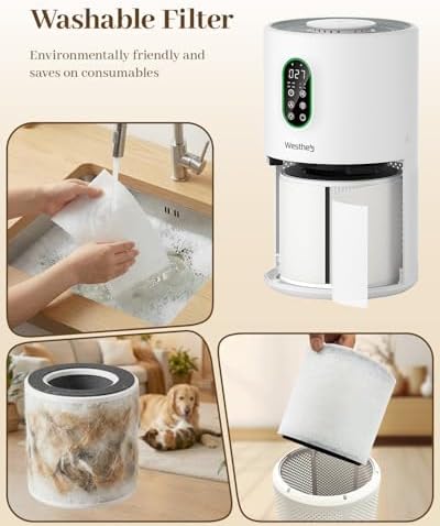 Air Purifiers for Home Large Room 1650 Ft² with Washable Filters, H13 HEPA - Image 3