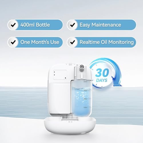 Waterless Essential Oil Diffuser, Scent Air Machine for Home Cover Up to 2000 sq.ft, Scent Diffuser 400ML, Hotel and Commercial Use, Cold-Air Tech for Spa, Office - Image 2
