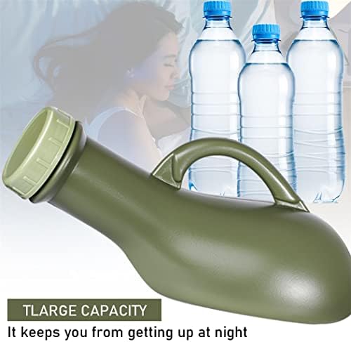 Urinal Travel Toilet Urinal Bottles with Funnel Pee Bottle Urinals Unisex Portable Urine Bottle Pee Container for Camping Outdoor Car Travel 1000ML - Image 6