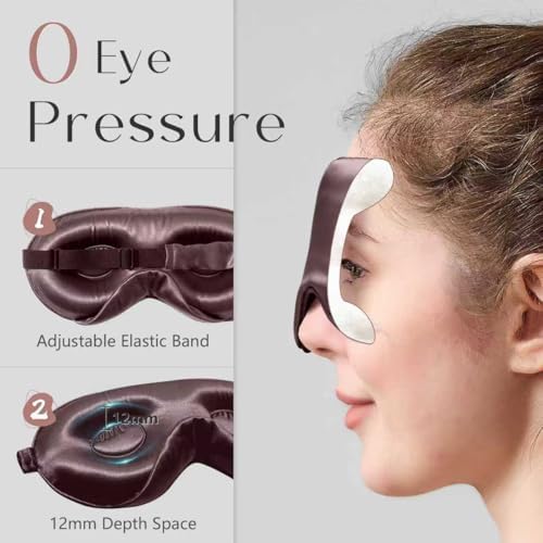 ZIMASILK Adjustable 3D 22 Momme 100% Mulberry Silk Sleep Mask - Image 4