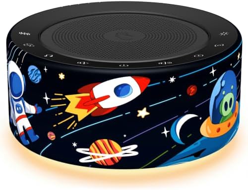Kipcush White Noise Machine for Baby & Adults, Sleep Sound Machine with 30 Soothing Sounds, 8-Color Night Light, Memory Function, White Noise for Sleeping, Nursery, Office, Travel, Relaxation by Kipcush%C2%AE