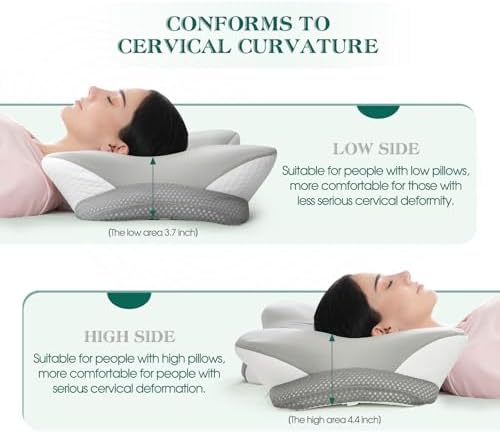 Ergonomic Memory Foam Cervical Pillow for Neck Pain Relief Support - Image 3