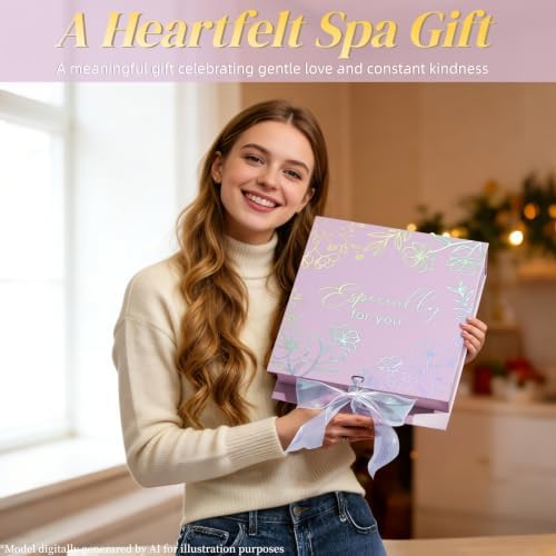 Spa Gifts Baskets for Women Bath Set Birthday Gifts for Women Self Care Kit - Image 3