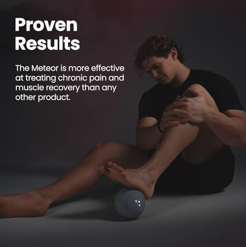 MyoStorm Heating Vibrating Massage Ball Roller for Deep Tissue Muscle Recovery Therapy and Pain Relief w/Heat + 4 Speed Vibration - Image 4