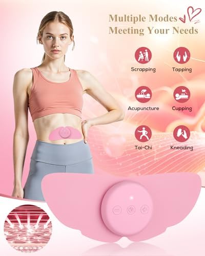 Wireless TENS Unit & PMS Unit, 6 Modes App Controlled OTC Muscle Stimulator for Body Pain Relief, Portable Device for Sore Aching Muscles in Shoulder, Waist, Back, Neck, Arms, Legs - Image 6