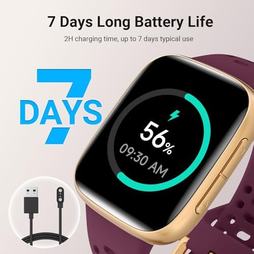 Smart Watches for Women/Men Android iPhone, [1.85" AMOLED Screen] Smartwatch Fitness Tracker 3ATM Waterproof with Bluetooth Calls, AI Control, Heart Rate/SpO2/Sleep Monitor, 7 Days Battery - Image 6