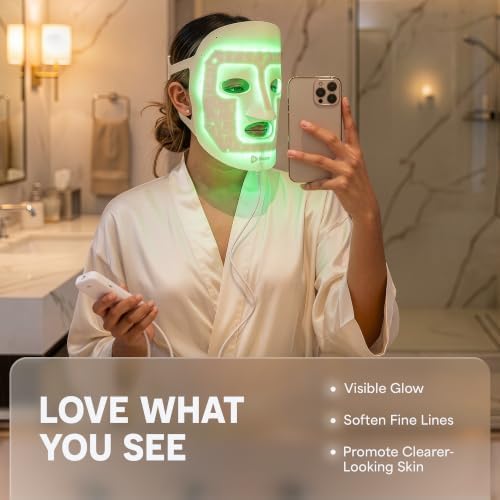 LifePro Revitaglow Red Light Therapy Mask - Triple Chip LED Face Mask - Image 2