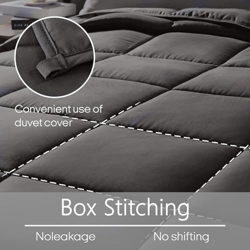 ZonLi Cooling Weighted Blanket for Hot Sleepers, Queen 48"x72" 15lbs, Grey - Image 7