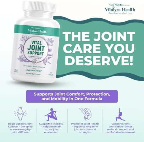 VITAL NUTRITIVE Joint Support Supplement for Men & Women, Glucosamine, MSM - Image 4