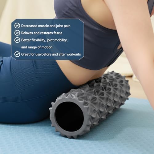 Foam Roller, 15 inch High Density Massage Roller for Exercise - Image 4
