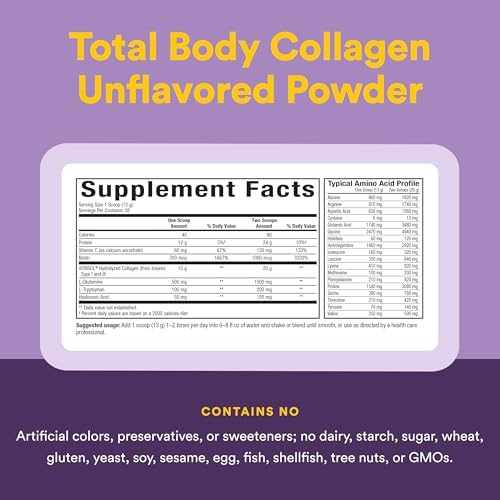 Natural Factors Total Body Collagen, Unflavored, 500 g (38 Servings) - Image 4