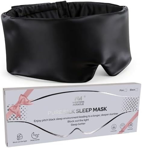 Silk Sleep Mask – 100% Mulberry Silk Eye Mask for Sleeping - Image 7
