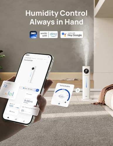 DREO 11L Smart Humidifier Large Room 700 ft², Humidifiers for Bedroom, 100H - Image 4
