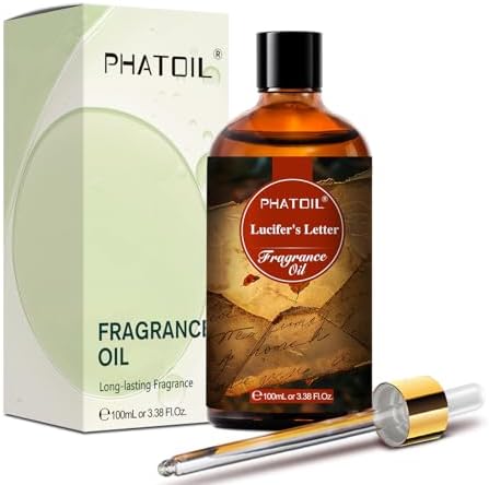 PHATOIL Lucifer's Letter Fragrance Oils for Aromatherapy, 3.38FL.OZ Diffuser Oils for Home, Perfect for Aromatherapy, Humidifiers, Yoga, DIY Candle and Soap Making - 100ml by PHATOIL