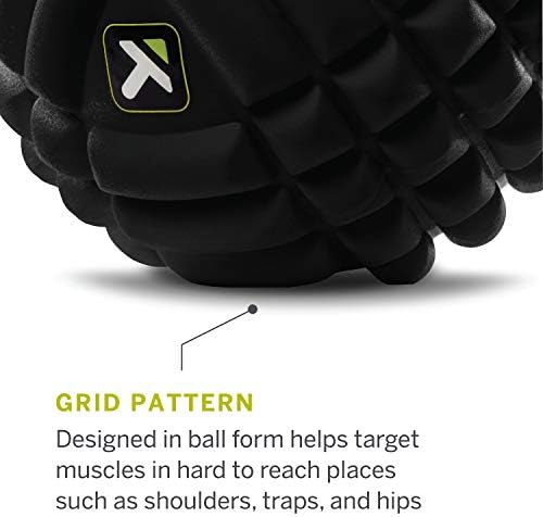 TRIGGERPOINT Performance Grid X Massage Ball for Deep Tissue Massage and Exercise Recovery, Black - Image 5
