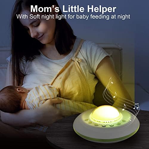 FamiSym White Noise Machine for Kids, Sound Machine Baby with 7 Starry Ambient Night Light, 28 Soothing Sounds Sleep Noise Machine Maker Ideal Gifts for Kids Adults Bedside Travel Nursery - Image 3