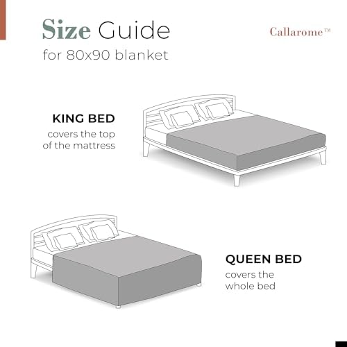 Callarome Waterproof Blanket for Bed & Couch Protection, Brown, 80"x90" - Image 6