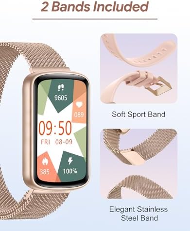 Fitness Tracker, Fitness Watches for Women Men with Heart Rate Monitor Blood Oxygen Sleep Tracker Pedometer, 1.47" Smart Watch Step Calorie Counter for Android iOS IP68 Waterproof - Image 7