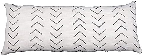 Trade Star Cotton 14x36 Lumber Pillow Cover Handloomed Body Pillow Cover Luxurious Printed Cushion Case Large Modern Throw Pillow Case Farmhouse Couch Sofa (Ivory Phoenix) by TradeStar