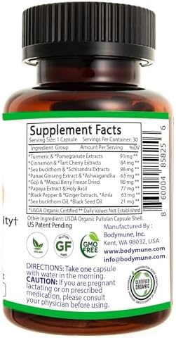 Bodymune Advanced JointWorks Joint Relief | Joint & Muscle Support Supplement* | Promotes Mobility & Health* | 30-Day Supply | USDA Organic, Vegan, Non-GMO, USA Made - Image 6