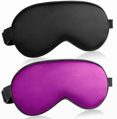 Eye Mask for Sleeping 2 Pack Sleep Masks for Men and Women by ToRhine